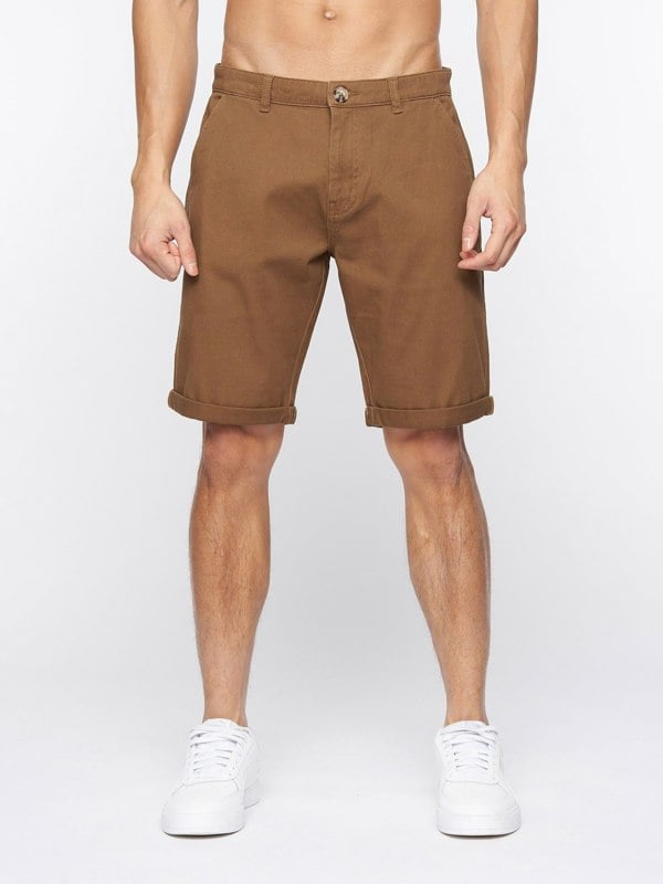 Crosshatch Sinwood Chino Shorts Cinnamon