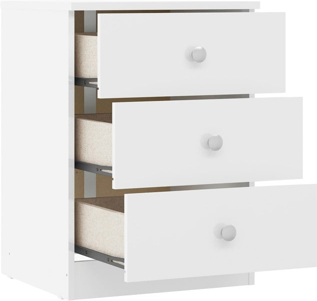 Seconique Denver 3 Door Triple Wardrobe 4 Piece Bedroom Set