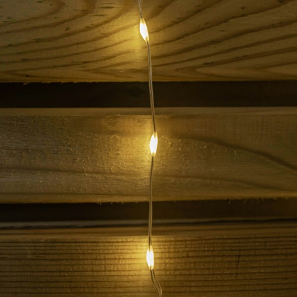 Samuel Alexander 1.2m x 1.2m FlexiBrights Christmas Snowflake Curtain Lights with 267 Warm White LEDs