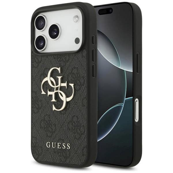 Guess 4G Big Logo Case for iPhone 17 Pro Max 6.9" Black - GUHCP17X4GMGGR