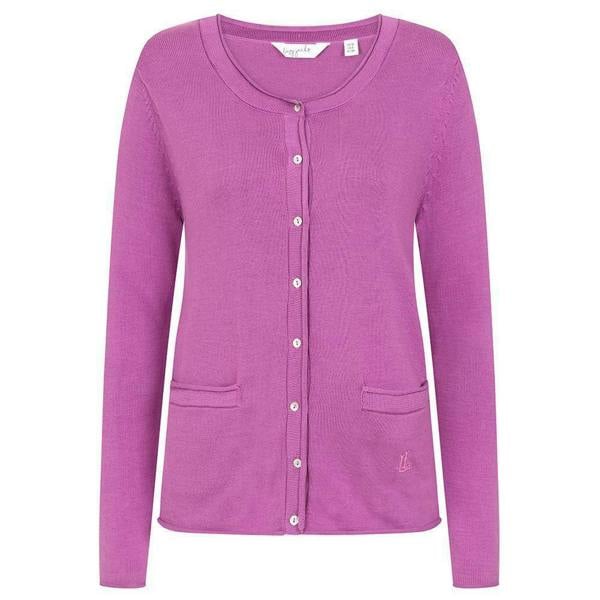 Lazy Jacks Women's Knitted Cardigan - Striking Purple