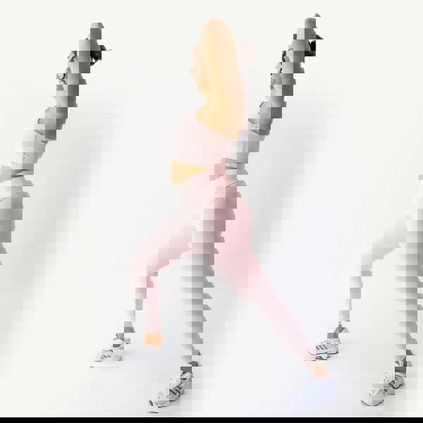 Kecks Pastel Pink Active Sports Bra