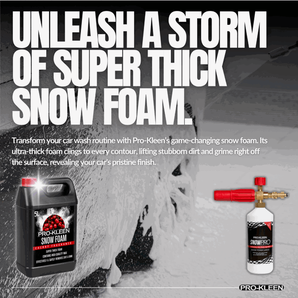 ProKleen 5L of Pro-Kleen Cherry Snow Foam with Wax Super Thick & Non-Caustic Foam