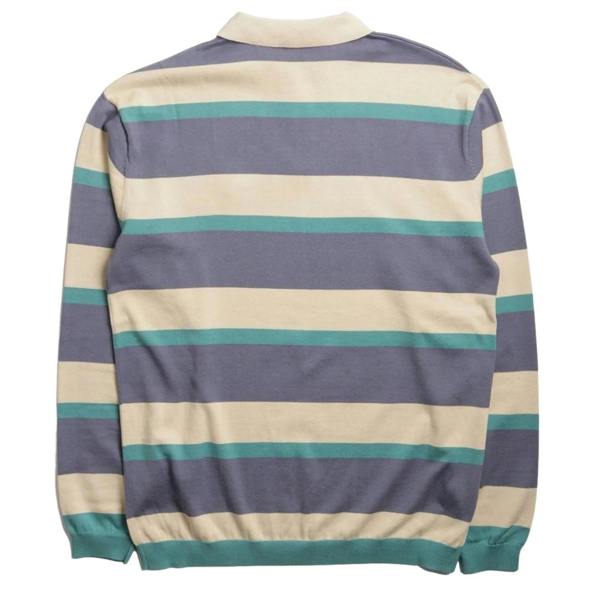 Parlez Pipe Purple Haze Purple Long Sleeve Polo Shirt