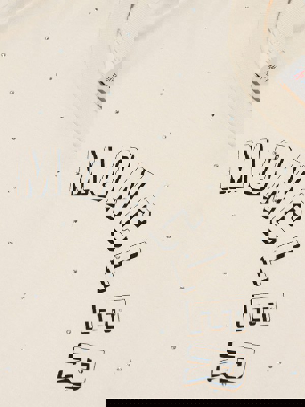 Moncler Enfant Girls Logo T-Shirt in Ivory