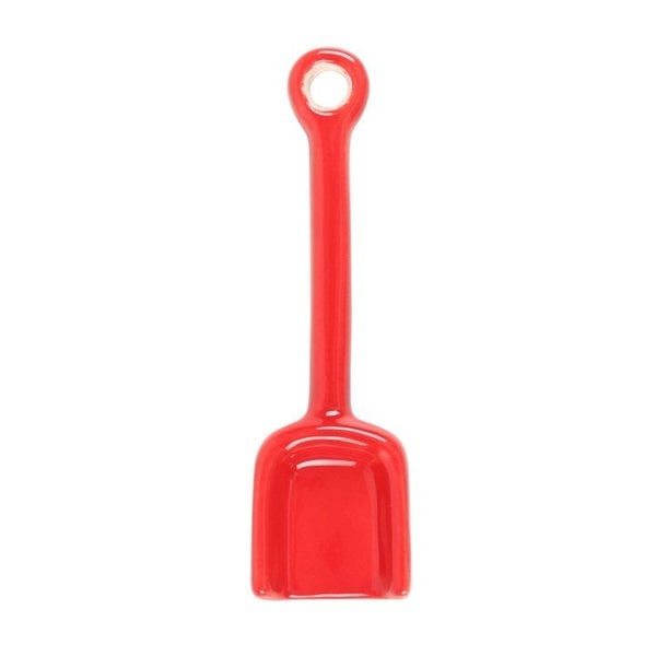 Serano Bucket Shaped Ceramic Mug with Spade Spoon