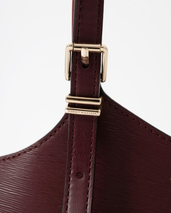 Tommy Hilfiger TH Modern Womens Mini Tote - Oxblood