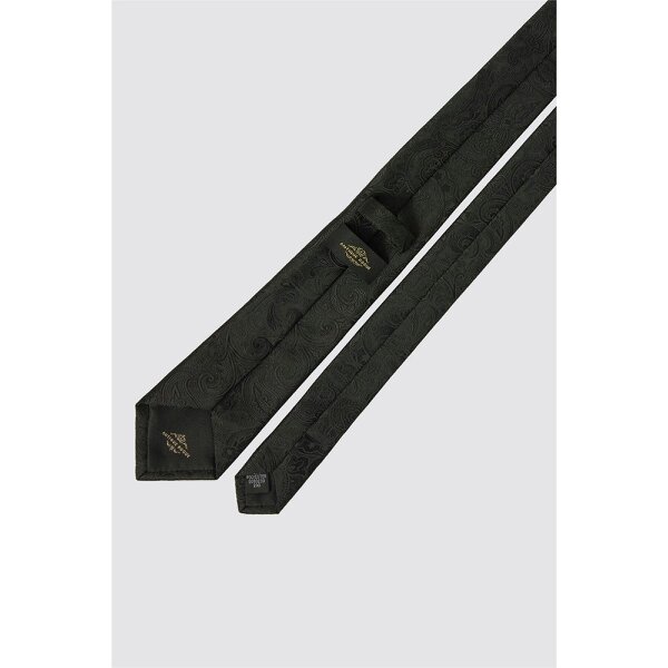 Antique Rogue Black Paisley Party Tie