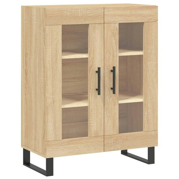 Berkfield Highboard Sonoma Oak 69.5x34x180 cm Engineered Wood