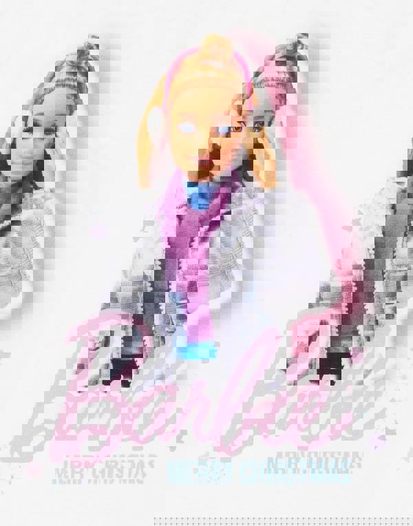 Barbie Girls White Barbie Doll Short Sleeved T-Shirt