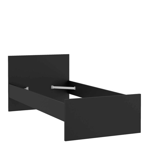 Wyld Haus Budapest 3ft Single Black Wooden Bed Frame