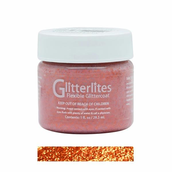 Angelus Glitterlites Paint - Sparkling Glitter Effects for Leather 1oz