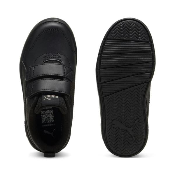 Puma Unisex Junior Courtflex V3 School Trainers Shoes Black 397642