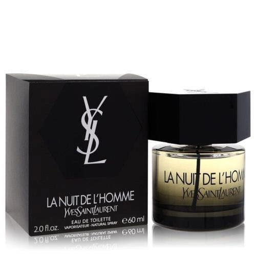 Yves Saint Laurent La Nuit De L'Homme 60ml Eau De Toilette EDT Spray For Him