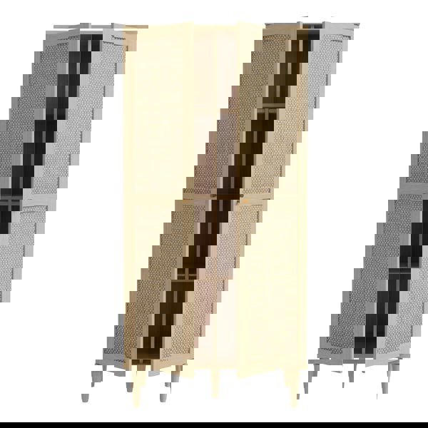 Furniture To Go Calasetta Display Cabinet in Rattan