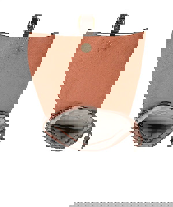 Kitise Retro Style Buckle Closure Faux Leather Backpack