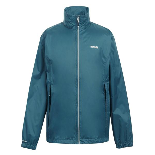 Regatta Mens Lyle IV Waterproof Hooded Jacket - Moroccan Blue/Citron Lime - 