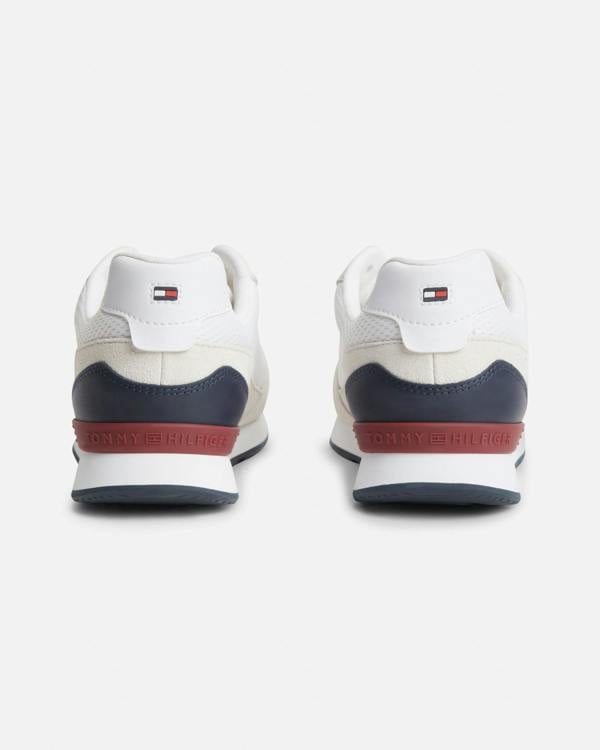 Tommy Hilfiger Light EVA Mens Mesh Trainers - Red/White/Blue