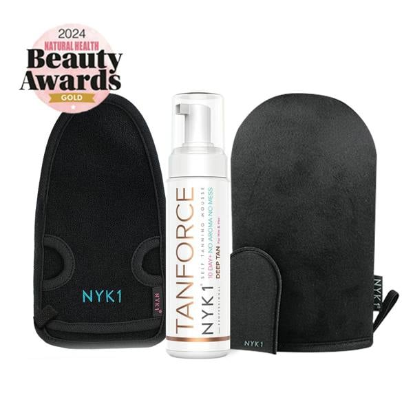 NYK1 TanForce Tan Invisible Body and Face Tanning Foam Mousse