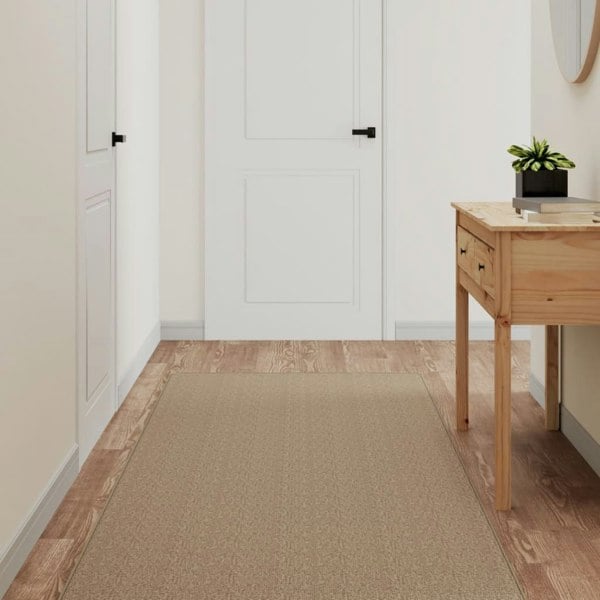 Berkfield Carpet Runner Sisal Look Sand 80x200 cm