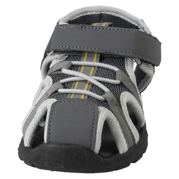 Spot On Boys Spot On Elastic Lace Hook and Loop Strap Casual Sandals N0074