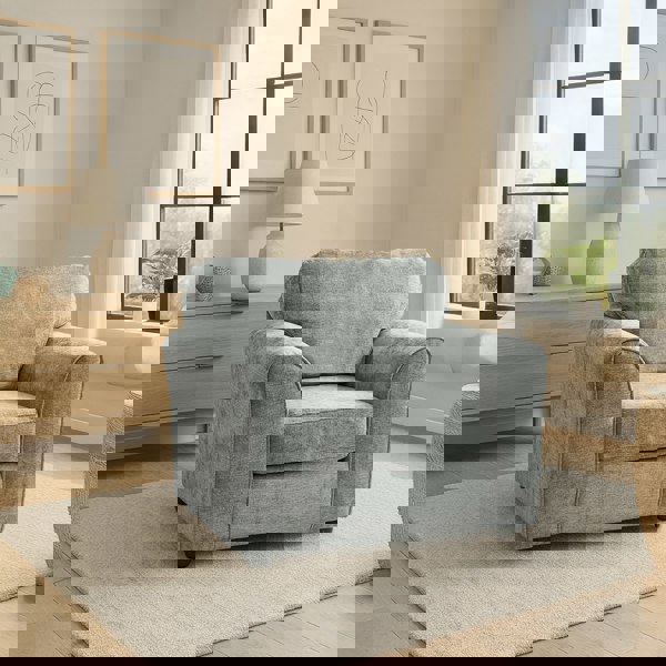 Furnishings For Less Monaco Chenille Fabric Armchair