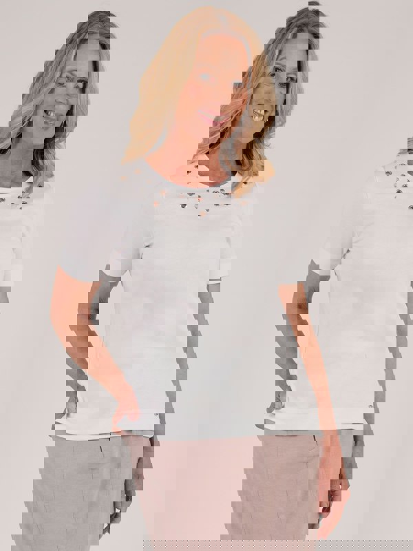 TIGI-Wear Eyelet Trim Top