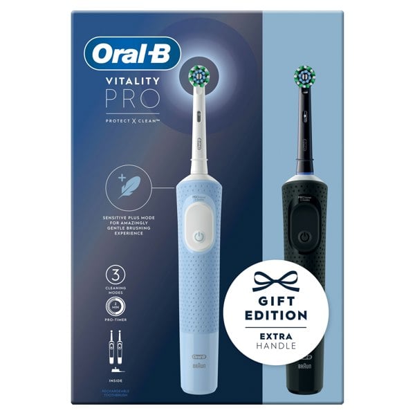 Oral-B Pro Vitality Electric Toothbrushes - Black & Blue