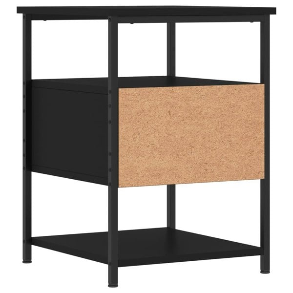 Berkfield Bedside Cabinets 2 pcs Black 40x42x56 cm Engineered Wood