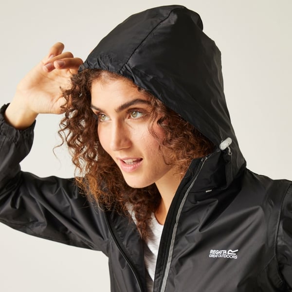 Regatta Corinne IV Waterproof Packaway Women's Jacket - Black