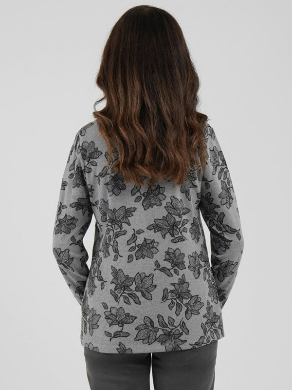 TIGI-Wear Asymmetric Button Panel Top