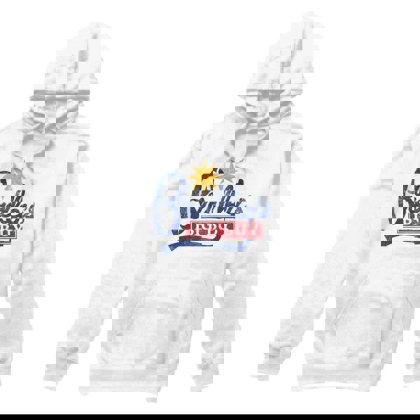 Stranger Things Unisex Adult Bradley´s Big Buy Logo Hoodie - White - 