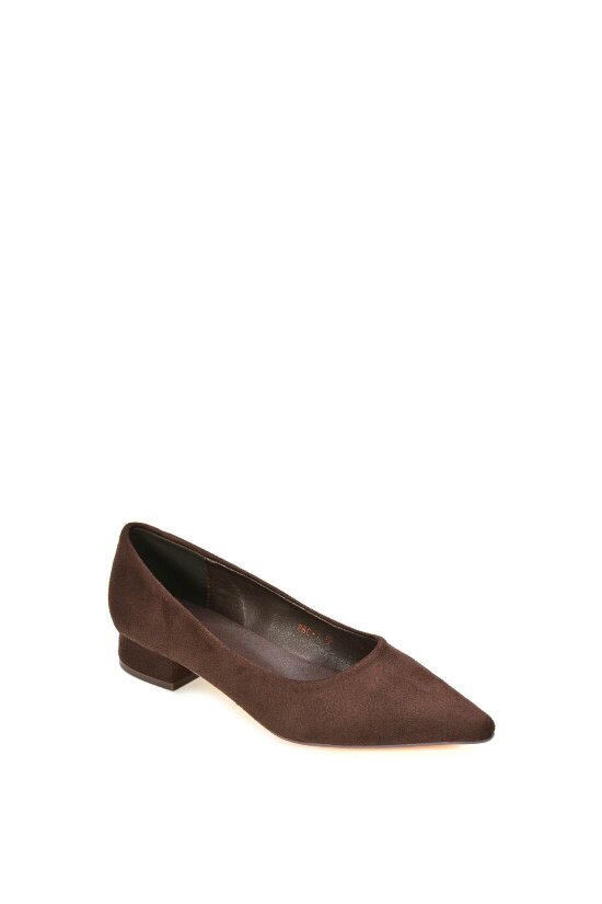 XY LONDON Pointed Toe Wedding Shoes Low Heel Bridal Heels