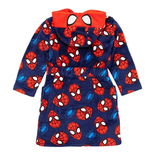 Spider-Man Boys Dressing Gown - Blue/Red