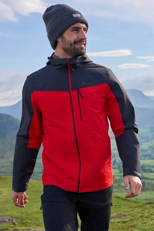 Mountain Warehouse Mens Brisk Extreme Waterproof Jacket - Active Red