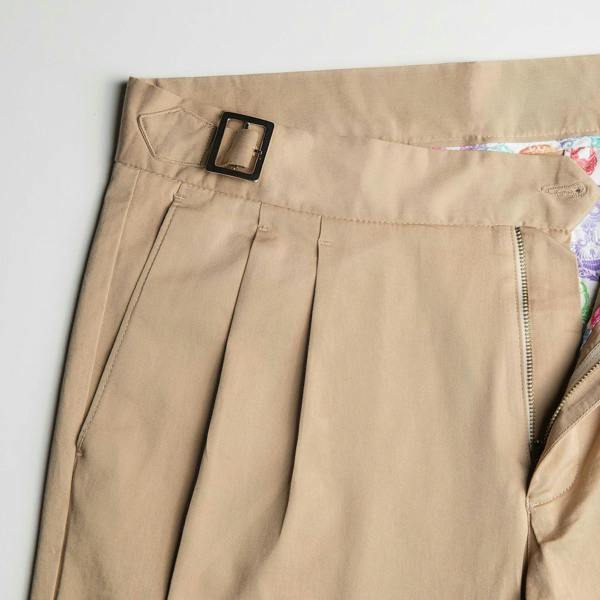 CLAUDIO LUGLI FITTED CHINO TROUSERS /23 - Premium Men's Patterned Shirt by Claudio Lugli | Bold Design, Tailored Fit, Best Printed Shirts