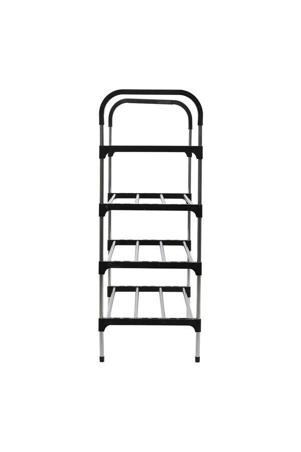 Living and Home 4 Tiers Shoe Rack Organizer Stackable Space Saving Shoe Shelf