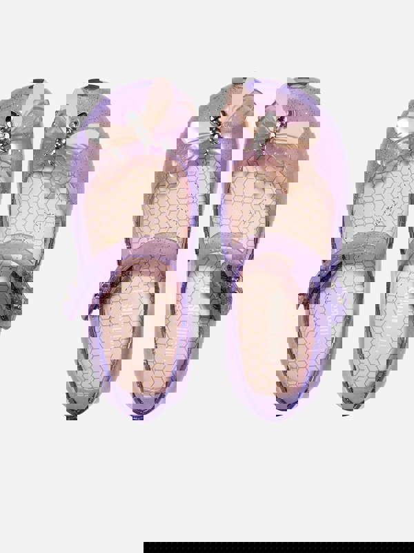 Mini Melissa Girls Mini Ultragirl Bugs Ballerinas in Purple