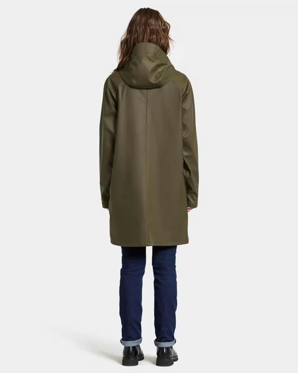 Didriksons Womens Elly Parka 6 - Fog Green 384 | CHO | Designer Womens Parkas
