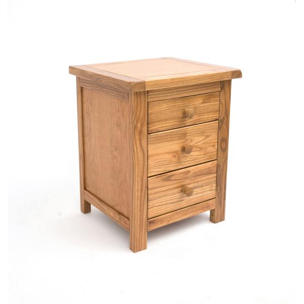 Cabinet Bits Trivento 3 Drawer Bedside Table