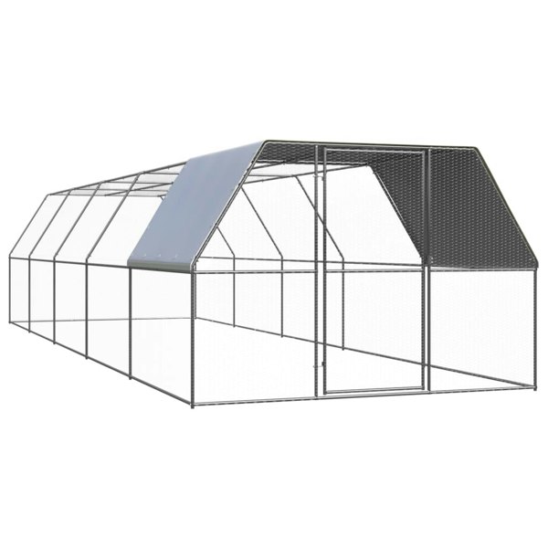 Berkfield Outdoor Chicken Cage 3x10x2 m Galvanised Steel