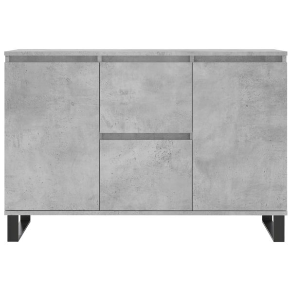 Berkfield Sideboard Concrete Grey 104x35x70 cm Engineered Wood