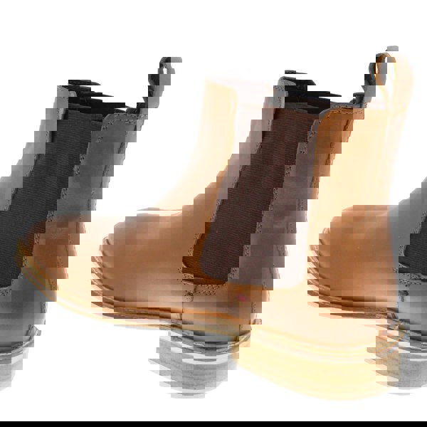 Frank James Bromley Leather Ankle Chelsea Pull On Mens Boots