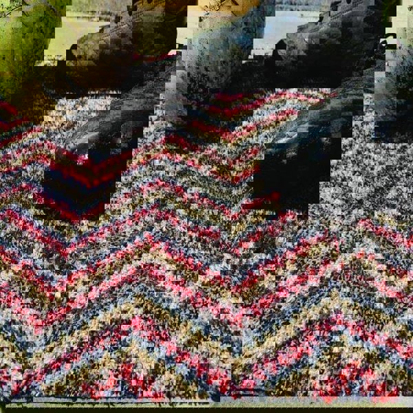 The Rugs Washable Mat Chevron Design | The Candy Collection