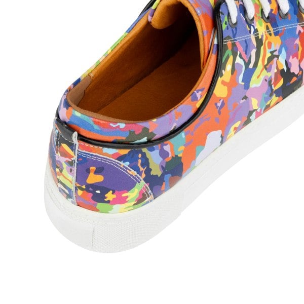 Embassy London Camila - Summer Colours - Women's white sole trainers in eye catching soft leather