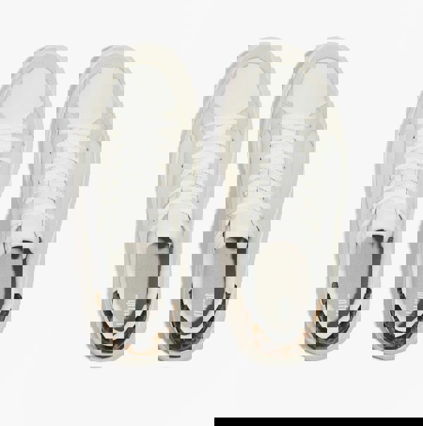 FitFlop RTG LEOPARD-BACKTAB LEATHER/SUEDE Womens Fashion Trainers Urban White/Chocolate Mix