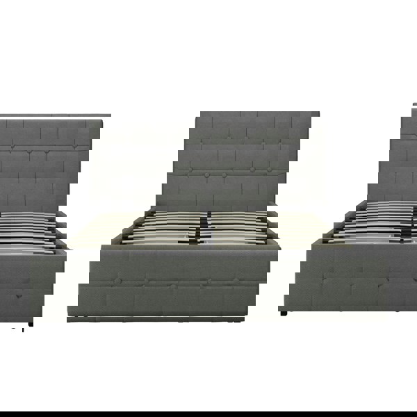 Dorel Home Rose Bed with Storage Fabric Grey - Double