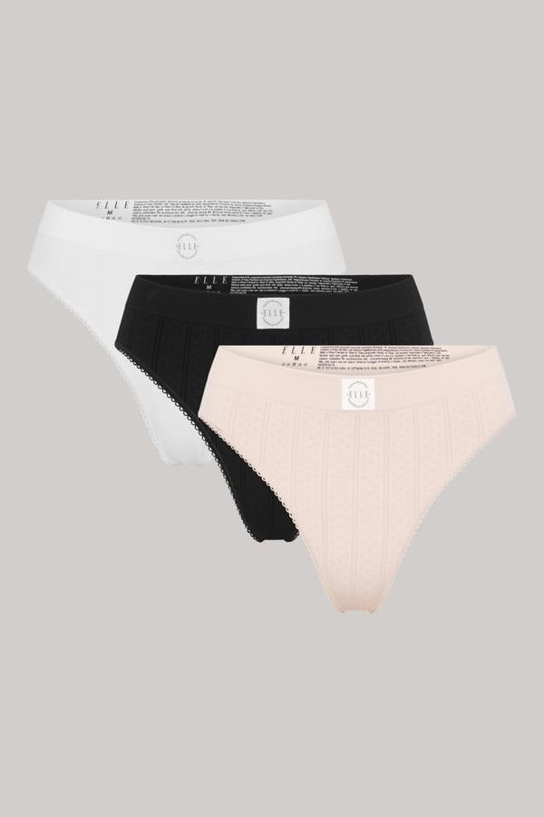 ELLE Multi Pack (3) Seamless Thongs