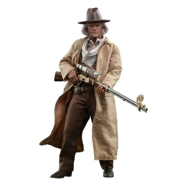 Hot Toys Doc Brown Back To The Future III Movie Masterpiece Action Figure 1:6 Scale Hot Toys 909370