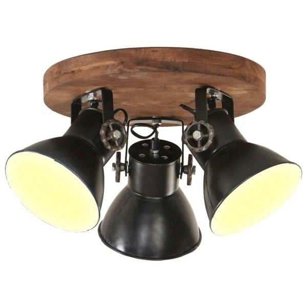 Berkfield Industrial Ceiling Lamp 25 W Black 42x27 cm E27
